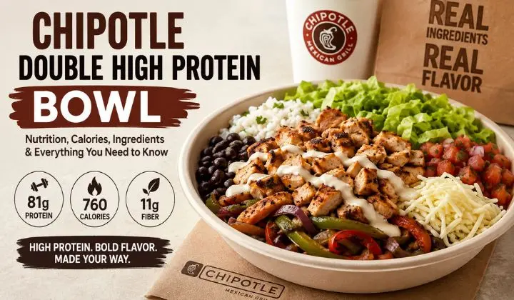 Chipotle Double High Protein Bowl
