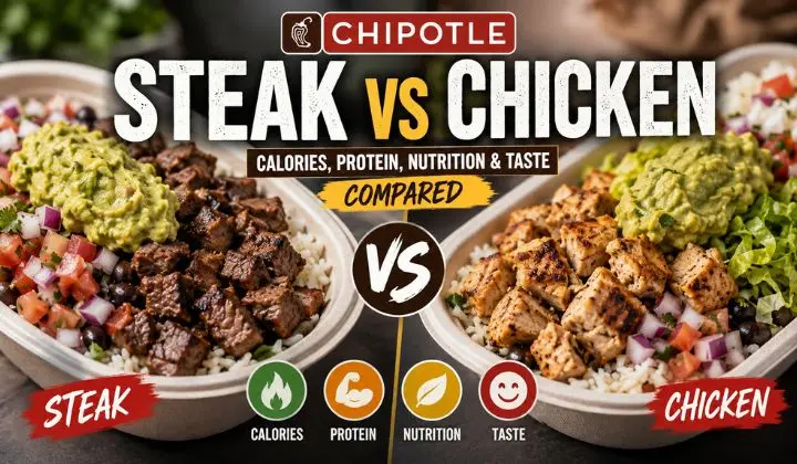 Chipotle Steak vs Chicken