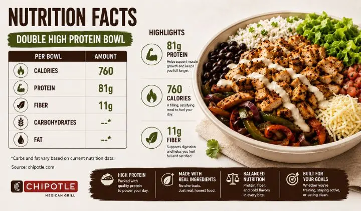 Double High Protein Bowl Nutrition Facts