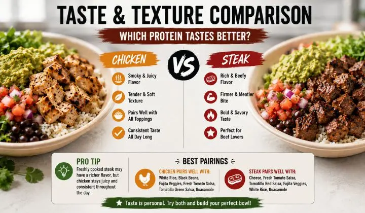 Taste & Texture Comparison