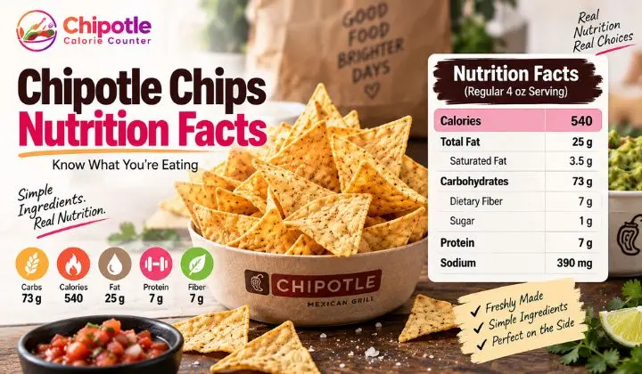 Chipotle Chips Nutrition Facts