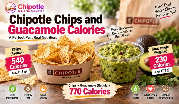 Chipotle Chips and Guacamole Calories