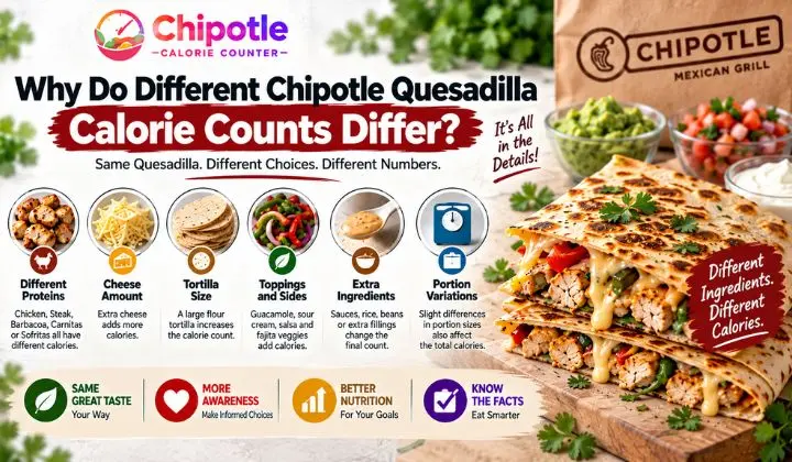 Chipotle Quesadilla Calorie Counts