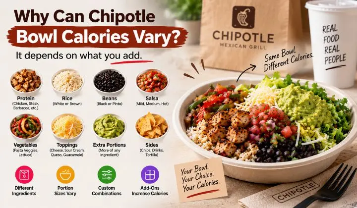 Why Can Chipotle Bowl Calories Vary