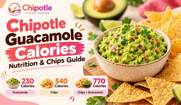 Chipotle Guacamole Calories