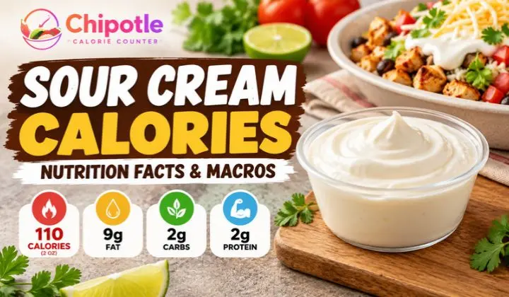 Chipotle Sour Cream Calories