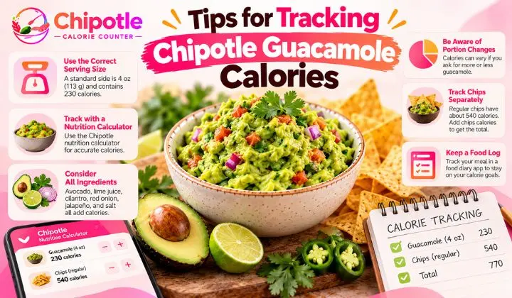 Tips for Tracking Chipotle Guacamole Calories